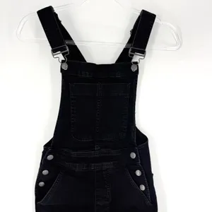 J. Crew Black‎ Denim Bib Overalls Size XXS thumbnail 3