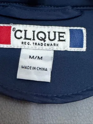 Clique Women’s Medium Blue Black Softshell Full Zip Jacket Outdoor (9222) thumbnail 5