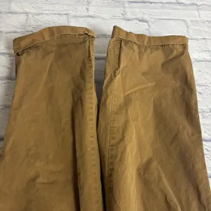 Free People Margate Pleated Paperbag Waist Trousers Size Medium Bohemian Brown thumbnail 5