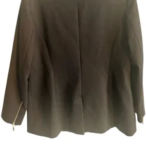 Kasper Brown Blazer Jacket Size 14 thumbnail 11