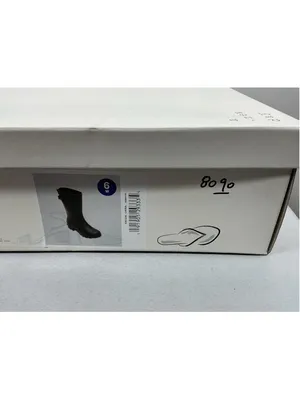 Womans New In Box A New Day Vickie Midcalf Rainboots Black 6W Pullon thumbnail 3