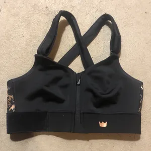 SheFit Flex Sports Bra Black Rose Gold thumbnail 1