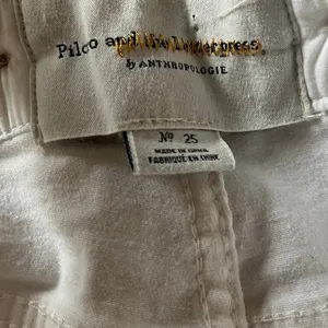 Pilcro & The Letterpress Overalls Women's 25 Off White‎ Denim Anthropologie Farm thumbnail 6