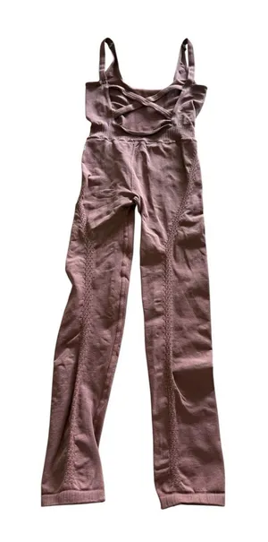 Free People FP Movement Good Karma One Piece Jumpsuit Size XS/Small Brown thumbnail 1