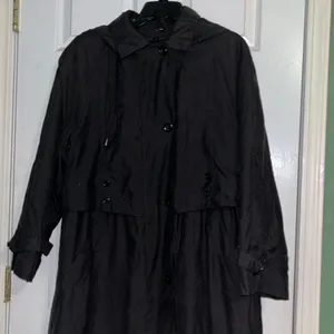 Vintage trench coat • detachable fleece lining • unisex thumbnail 3
