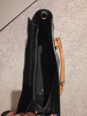Coach Black Satchel Crossbody Leather thumbnail 4