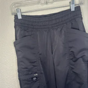 Dickies‎ Dynamix Jogger Scrub Pants XS Charcoal Gray DK155 Cargo Pockets thumbnail 3