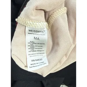 Weissman Dance Leotard Women’s Adult Medium MA Sequin Costume Long Sleeve thumbnail 14