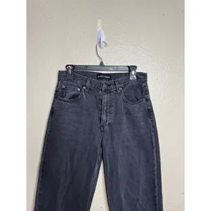 Denim Forum The '90s Iggy Lo-Rise Baggy Jeans in Washed Black Size 26 thumbnail 3