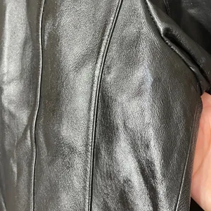 Vintage East 5th Black Genuine Leather Zipper Front‎ Jacket Women's Medium thumbnail 13
