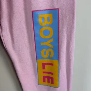 Boys‎ Lie Better Half Mac Slim Sweatpants in Pink Size Small thumbnail 4