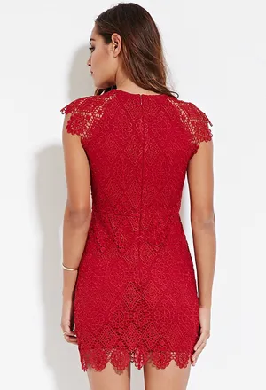 Red Lace Dress thumbnail 2