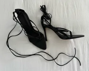 Topshop Heels Black Strappy thumbnail 3