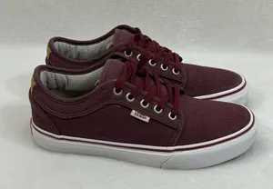 Vans Pro Ultracush Skateboard Maroon Low Top Sneakers Shoes Mens 6.5 Womens 8. thumbnail 8