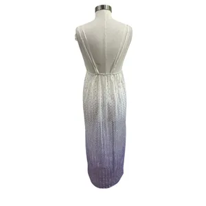 Vintage Berkleigh Petite Slip Dress Lace Trim Maxi‎ Nightgown Fairycore S/M thumbnail 3