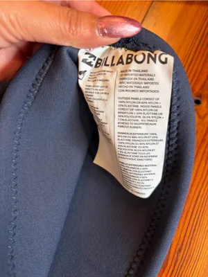 Billabong Navy Neoprene Surf Wetsuit Top Size 2 thumbnail 2