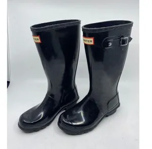 Hunter Women's Black Boots Size 2B/3G thumbnail 4