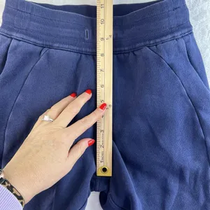 Lululemon Athletica 2 Scuba High Rise Jogger Fleece Night Sea Light Terry Cotton thumbnail 11