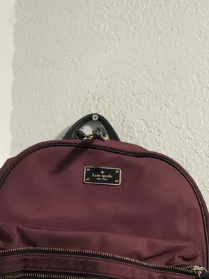 Large Bradley Kate spade backpack in burgundy School work thumbnail 2