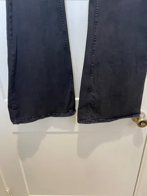 Free People Penny pull on Black/dark grey Flare Jeans size 29 thumbnail 4