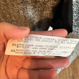 Zara Grey Herringbone jacket thumbnail 5