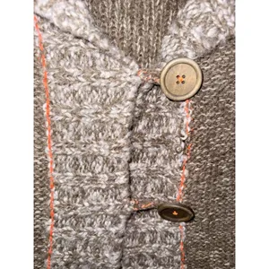 Free People Sz XS Cardigan Hooded Sweater Wool Blend Chunky CottageCore Boho Y2K thumbnail 2
