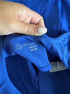 Aerie tank and Flared Pants in Bright Blue thumbnail 6