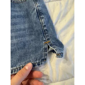 Forever 21 Women's Denim Shorts High-rise side slit micro Y2k 90s Grunge Indie thumbnail 3