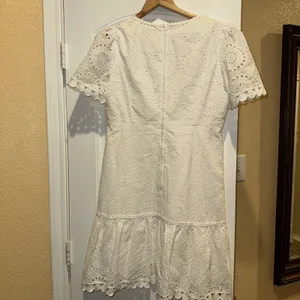 Lily Pulitzer Sz 10 Eyelet White Dress thumbnail 6