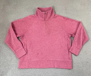 Nike Hypernaturals 1/2-ZIP Women M Dessert Berry Pink Sportswear Pullover thumbnail 1