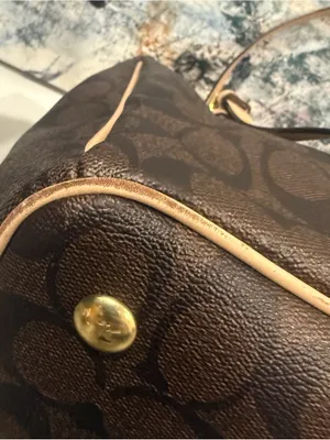 Coach Signature Payton Jordon Double Zip Signature Carryall Shoulder Tote Bag thumbnail 9