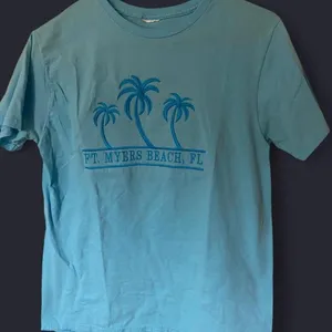 Fort Myers Beach Florida palm tree t-shirt thumbnail 1