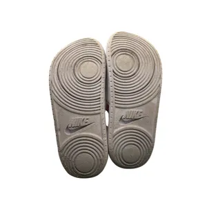 Nike White Size 6 Slide Sandals Gold Logo Casual Sporty Summer Footwear thumbnail 7