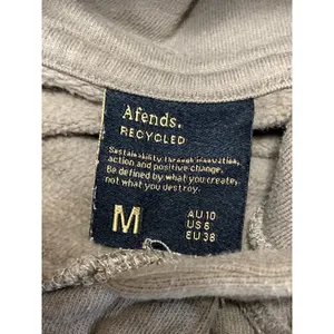 Afends Brown Long Sleeve Activewear Sports Hoodie Sweatshirt Sweater Top Size M thumbnail 3