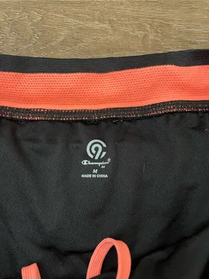 Champion C9 Athletic Shorts Women’s Size M Black Lined Running Back Pocket thumbnail 6