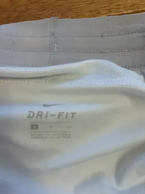 Nike White Athletic Shorts thumbnail 3