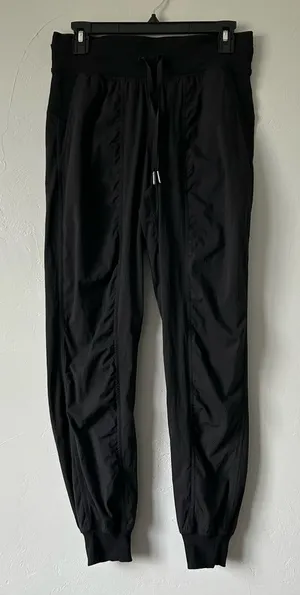 Lululemon Dance Studio Mid-Rise Joggers Black Size 6 thumbnail 1