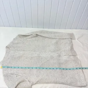 Lamberto Losani Linen Silk Blend Elegant Beige‎ Women's Cardigan Size S thumbnail 11