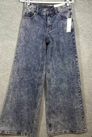 BDG Urban Outfitters A Wide Leg Jeans Size 27‎ Acid Wash Denim thumbnail 1