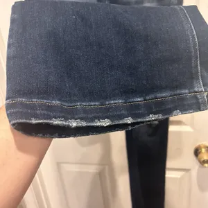 KanCan High Rise Dark Ripped Button Fly‎ Flare Jean Womens XL thumbnail 8