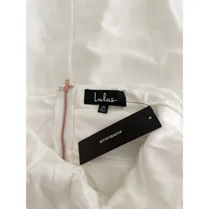 Lulus This is Bliss White Halter Midi Dress size XS NWT thumbnail 3