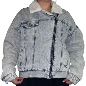 Forever 21 blue denim jacket. thumbnail 1