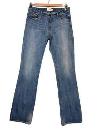 Abercrombie Fitch Emma Bootcut Jeans Medium Wash‎ Stretch Womens 8L thumbnail 1