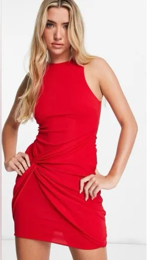 NWT ASOS Red Mini Dress thumbnail 1