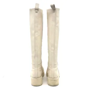 Sam Edelman Larina Boot Ivory Cream Leather Tall Lug Sole Boots Women’s Size 7.5 thumbnail 9