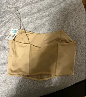 Brown crop top Size M thumbnail 2