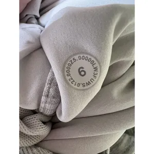 Lululemon Airwrap Modal Pullover Hoodie Heathered Core‎ Ultra Light Grey Size 6 thumbnail 7