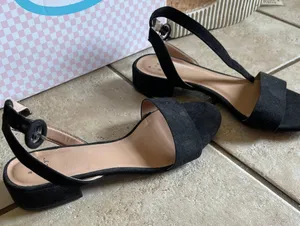 Target Ankle Strap Black Heels thumbnail 1