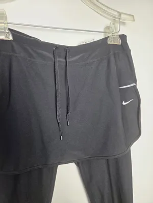 Nike Scapri Skirt Capri Skort Leggings Black Athletic Athleisure Yoga Running M thumbnail 4