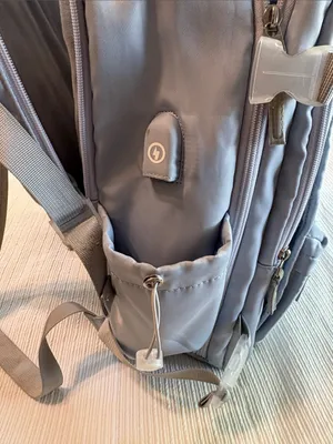 Light Gray Everyday Backpack with Front Organizer thumbnail 5